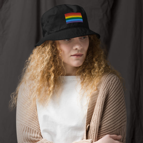Rainbow Pride Organic Bucket Hat